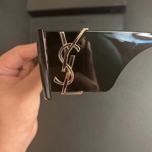 Saint Laurent Sleek Black Sunglasses